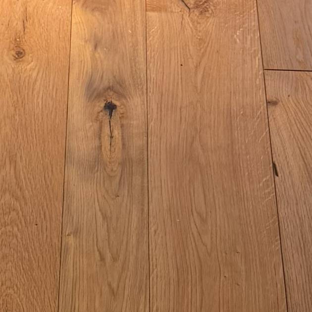 Parquet chêne semi-massif rustique 15/4 x 600-1900 Vieilli Brossé Fumé Huilé PELLE 3 largeurs