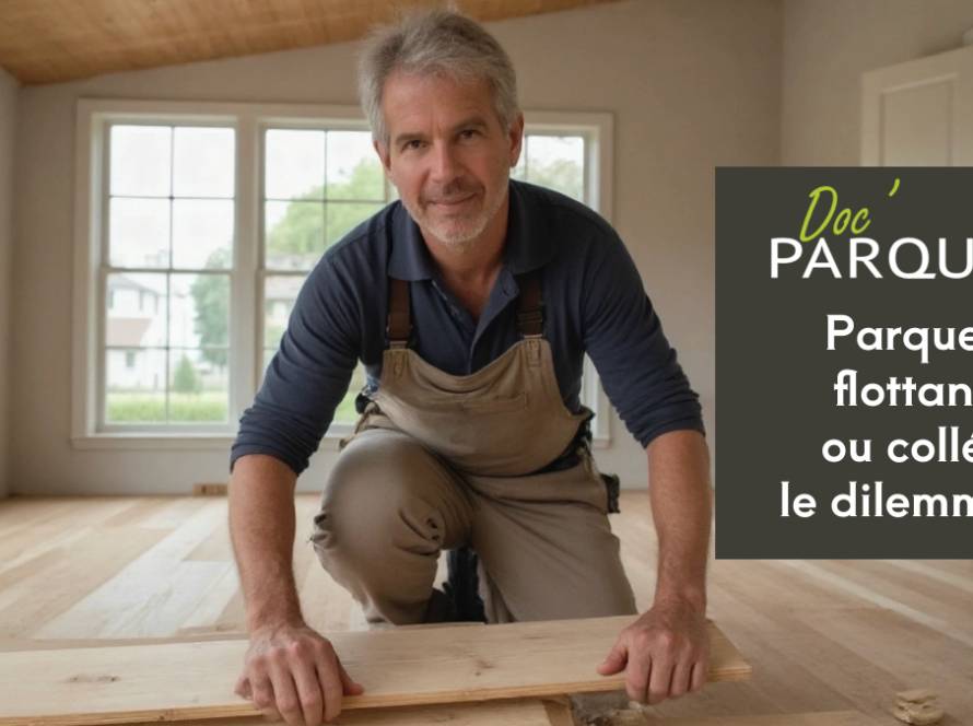 Parquet flottant ou collé, le dilemme !