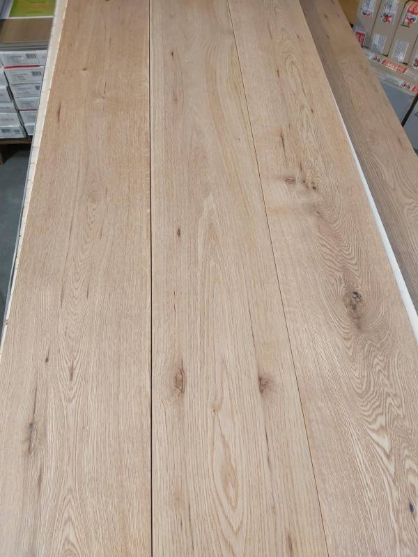 Parquet chêne semi-massif 14/3 x 19 cm Ardennes Confort Vernis Naturel – Image 2