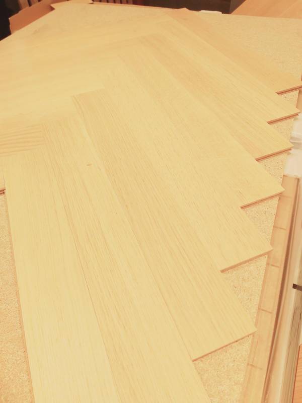 Parquet chêne semi-massif Bâton Rompu Vernis Naturel Mat 9/3 1erBis – Image 3