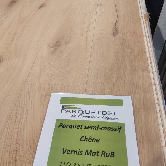 Parquet chêne semi-massif 11/2,7 x 175 x 1800 Vernis Naturel Mat RuB