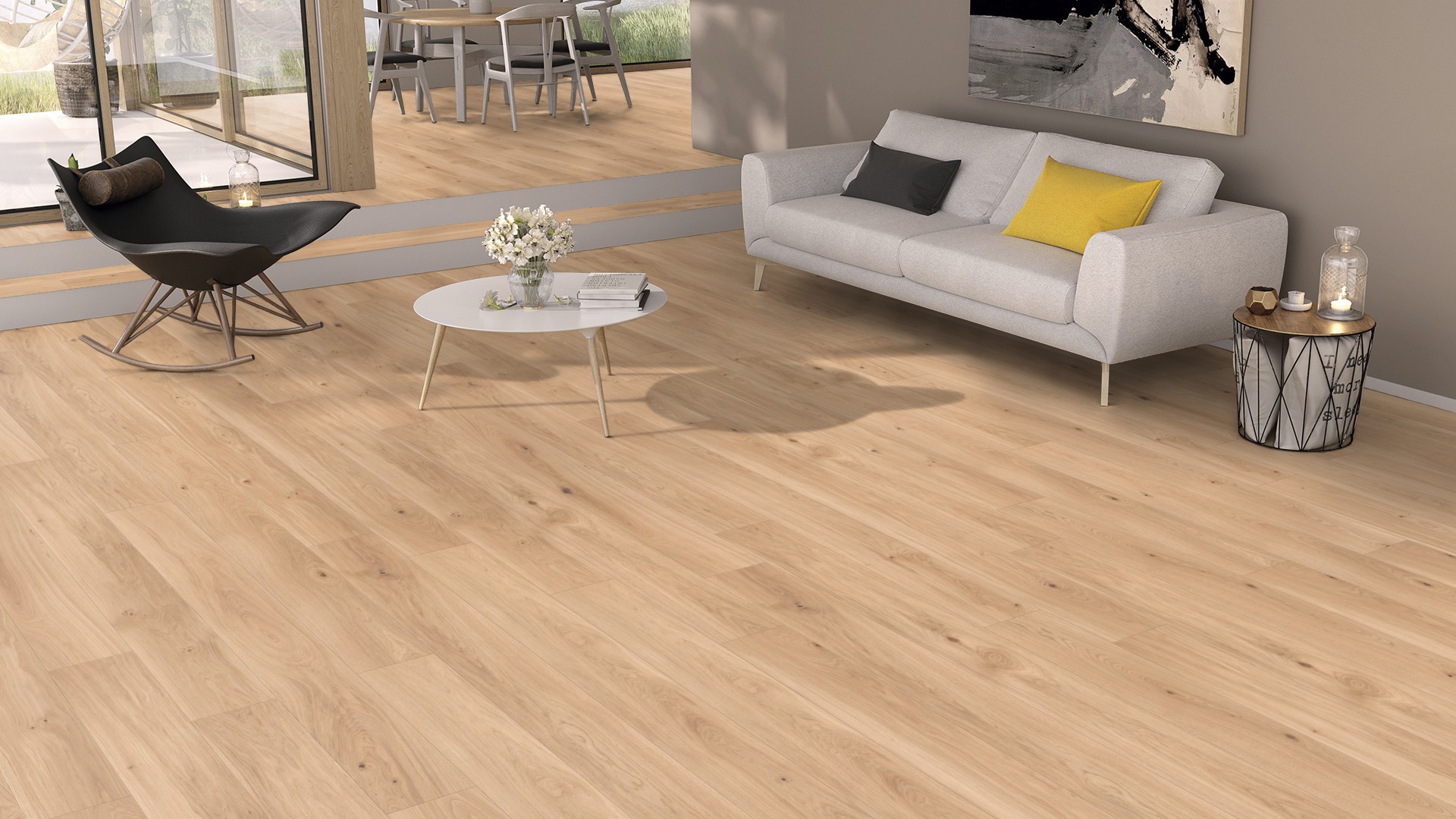 Parquet chêne semi-massif 11/2,7 x 175 x 1800 Vernis Naturel Mat RuB – Image 2