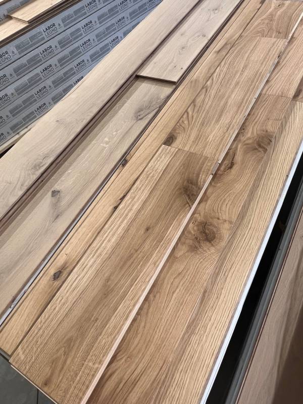 Parquet chêne semi massif Ostend 14/3 17cm Rustique BCD