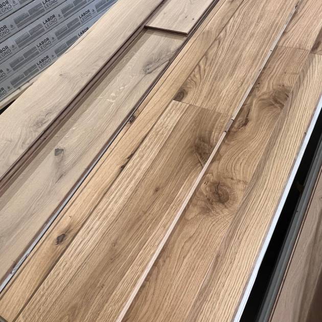 Parquet chêne semi massif Ostend 14/3 17cm Rustique BCD