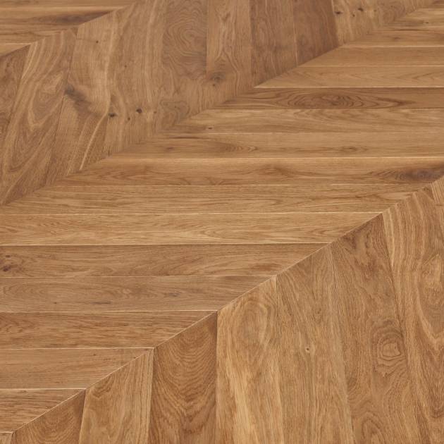 Parquet Chêne Semi-Massif - Vernis COMO - Pointe de Hongrie