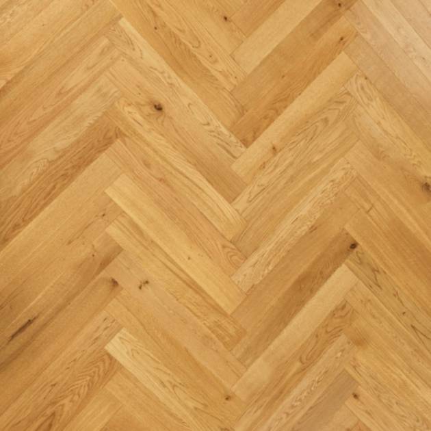 Parquet Chêne Semi-Massif - Vernis Fumé - Bâton Rompu