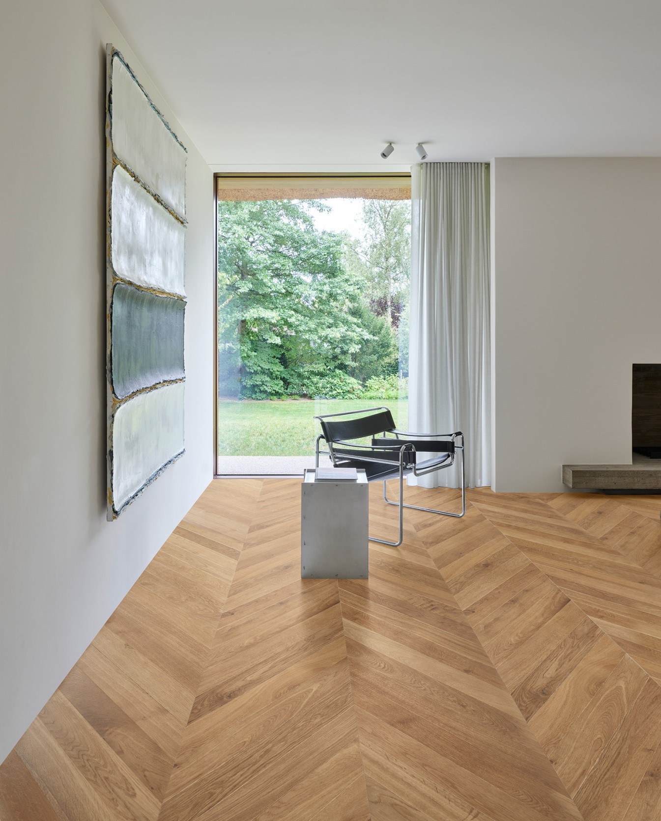 Parquet Chêne Semi-Massif - Vernis Naturel Honfleur - Pointe de Hongrie – Image 2