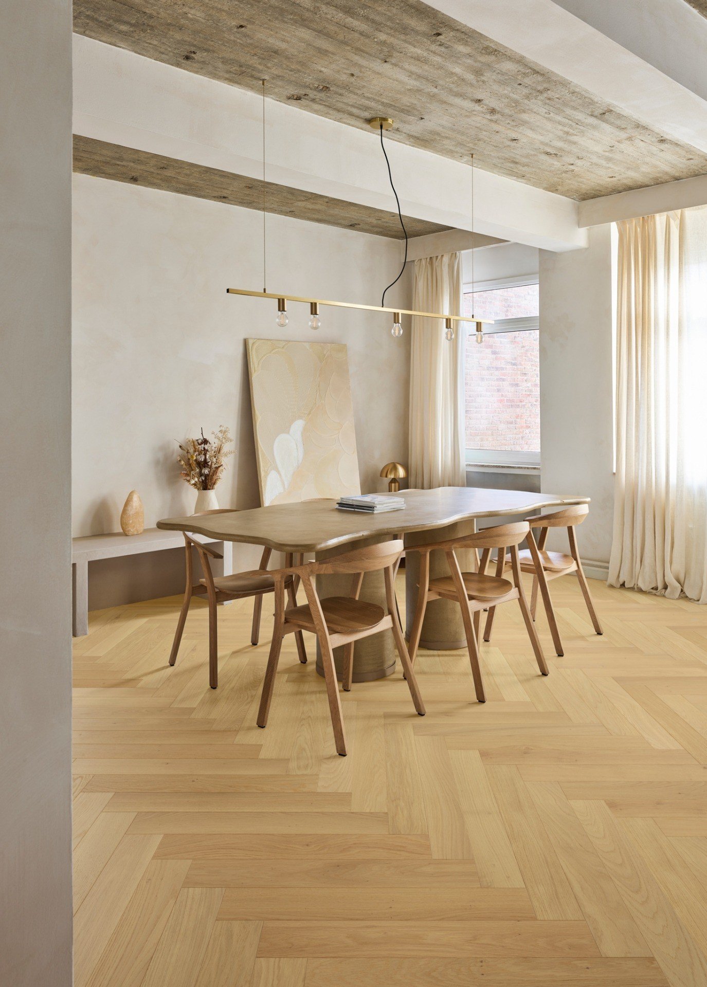 Parquet Chêne Semi-Massif ABC - Vernis Invisible - Bâton Rompu – Image 2